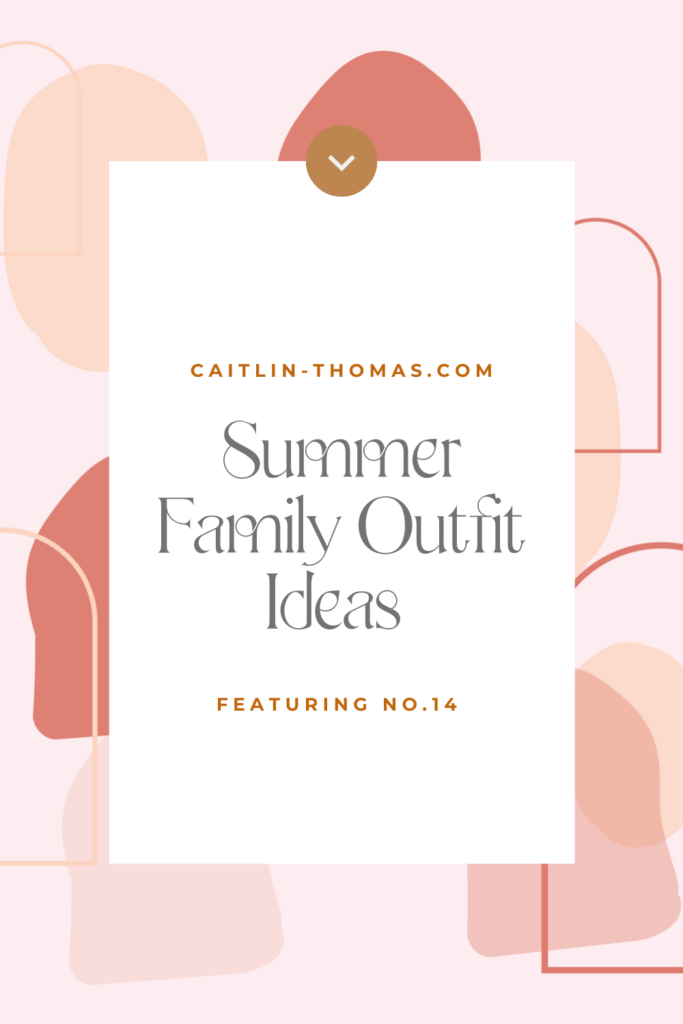 Summer family photo outfit ideas